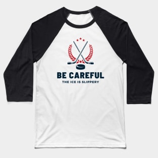 Funny Hockey Ice Baseball T-Shirt